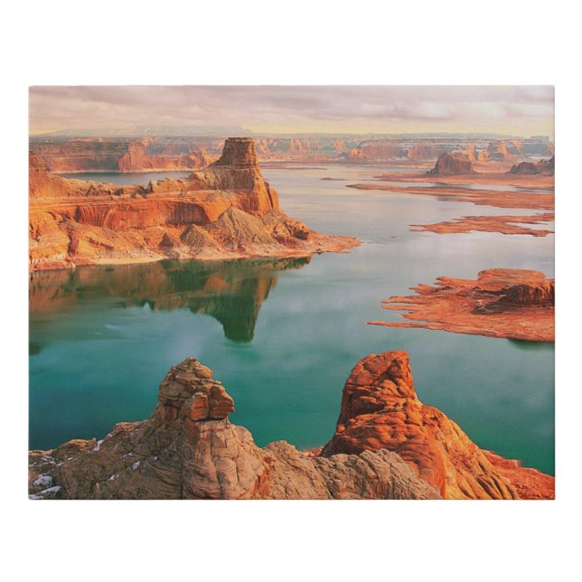 Lake Powell Arizona Faux Canvas Print (Front)