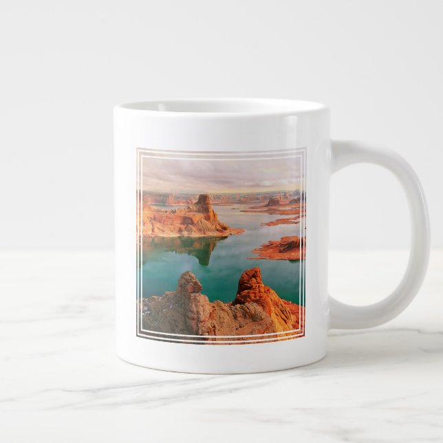 Lake Powell Arizona Giant Coffee Mug (Right)