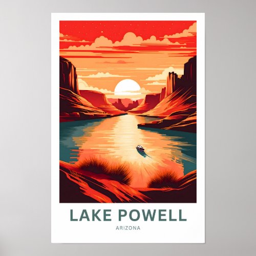 Lake Powell Arizona Travel Print