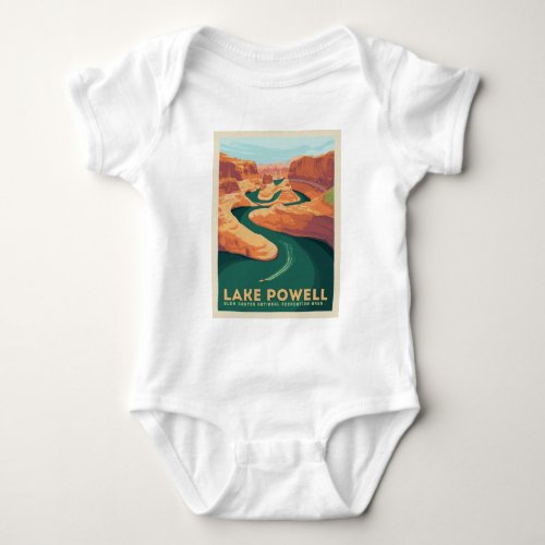 Lake Powell  Arizona  Utah Baby Bodysuit