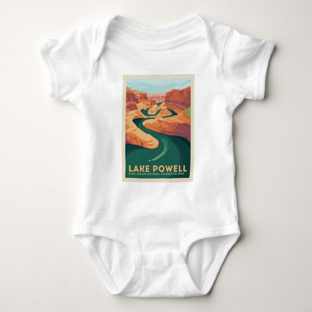 Lake Powell | Arizona & Utah Baby Bodysuit (Front)