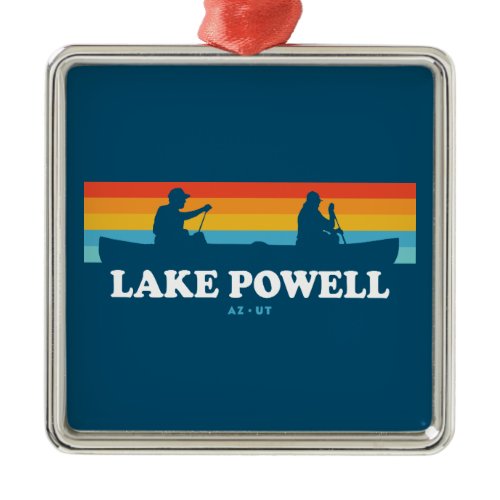 Lake Powell Arizona Utah Canoe Metal Ornament