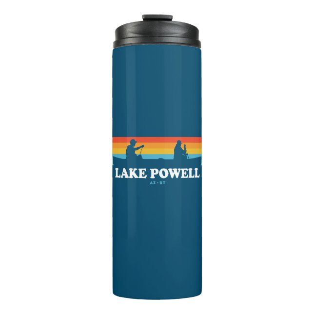 Lake Powell Arizona Utah Canoe Thermal Tumbler (Front)