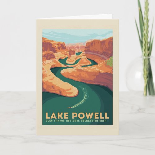 Lake Powell  Arizona  Utah Card