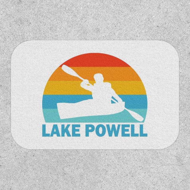 Lake Powell Arizona Utah Kayak Patch (Front)