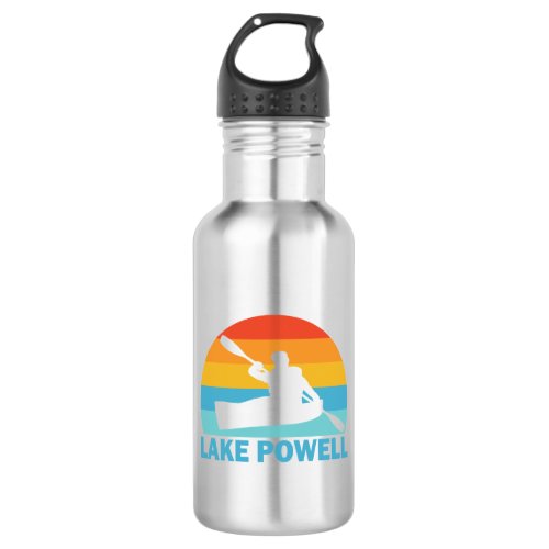 Lake Powell Arizona Utah Kayak Stainless Steel Water Bottle
