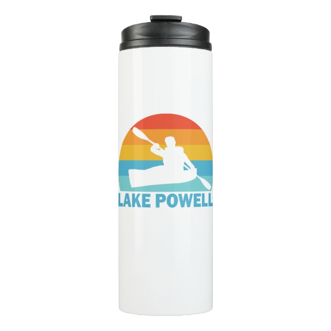 Lake Powell Arizona Utah Kayak Thermal Tumbler (Front)