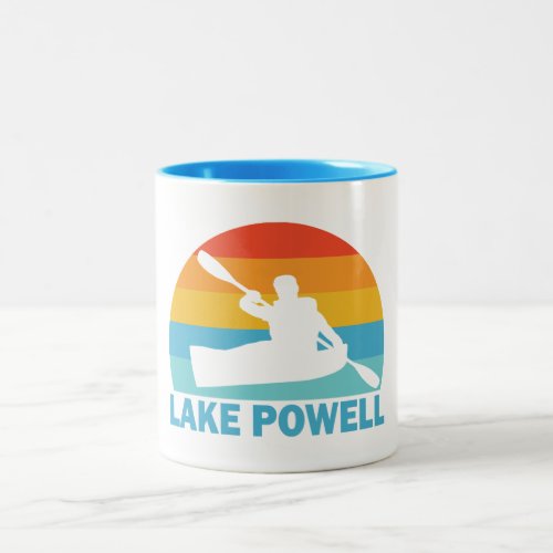 Lake Powell Arizona Utah Kayak Two_Tone Coffee Mug