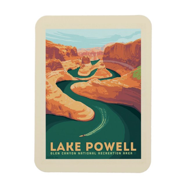 Lake Powell | Arizona & Utah Magnet (Vertical)