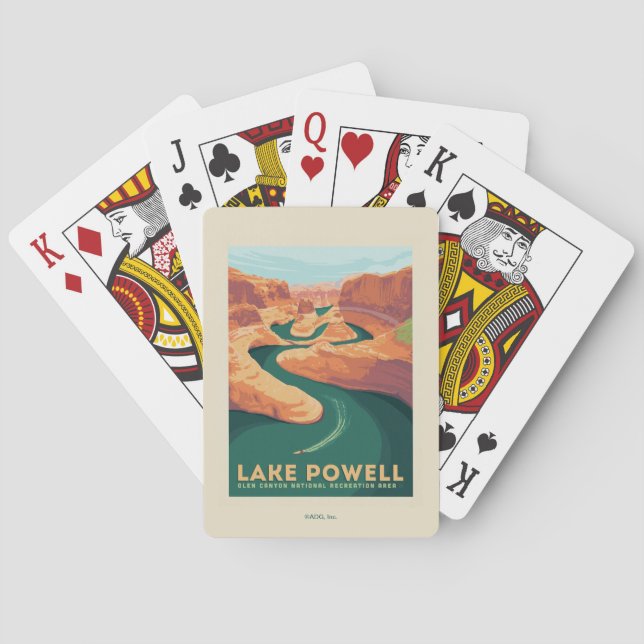 Lake Powell | Arizona & Utah Poker Cards (Back)