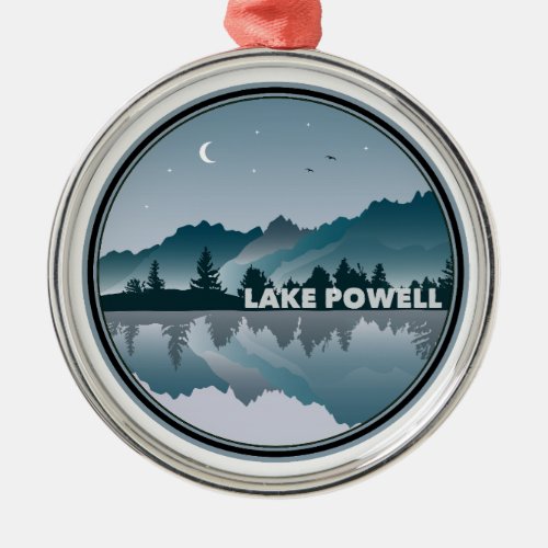 Lake Powell Arizona Utah Reflection Metal Ornament