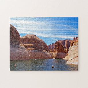 Lake Powell, Arizona water reserve landscape Jigsaw Puzzle