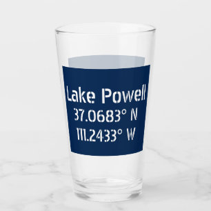 Lake Powell AZ Latitude Longitude Glass