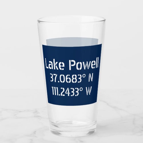 Lake Powell AZ Latitude Longitude  Glass
