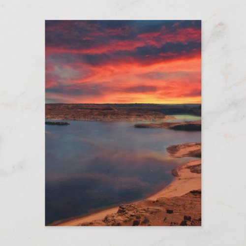 Lake Powell beautiful nature scenery Postcard