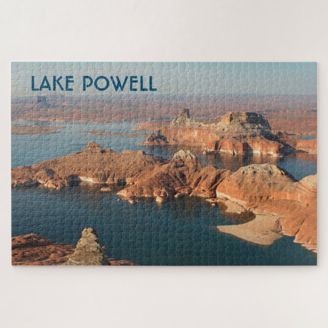 Lake Powell: Glen Canyon, early morning Jigsaw Puzzle (Horizontal)