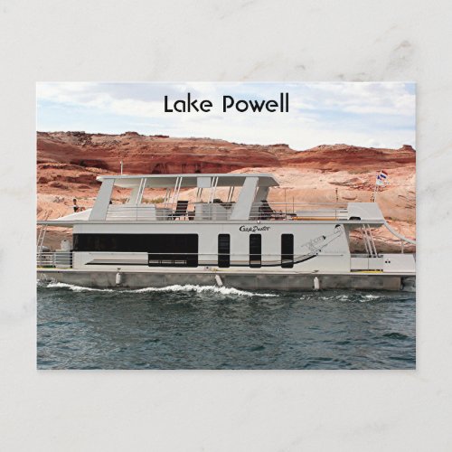 Lake Powell Houseboat Arizona USA 10 Postcard