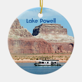 Lake Powell: Houseboat, Arizona, USA 6 Ceramic Ornament