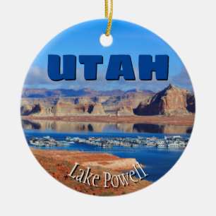 Lake Powell Houseboats Ceramic Ornament