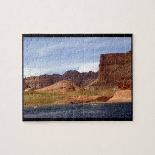 Lake Powell Jigsaw Puzzle with Personal Watercraft