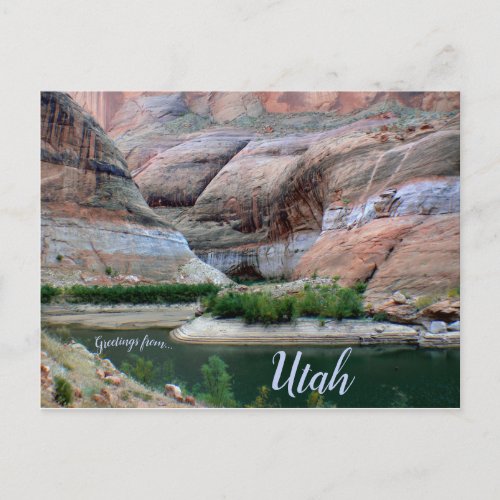 Lake Powell Rocks Canyon Utah Postcard