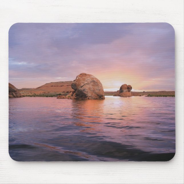 Lake Powell Sunset Mouse Pad (Front)