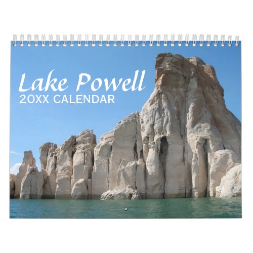 Lake Powell Travel Photography Calendar