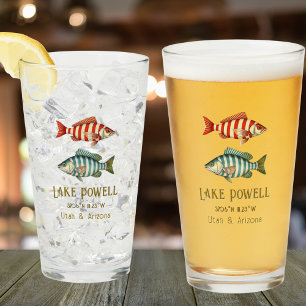 Lake Powell Utah Arizona souvenir drinks Glass