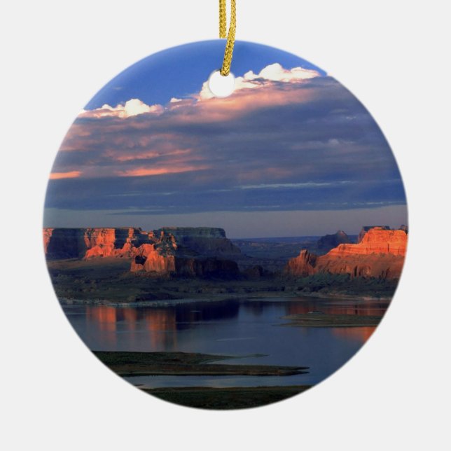 Lake Powell Utah Ceramic Ornament (Front)