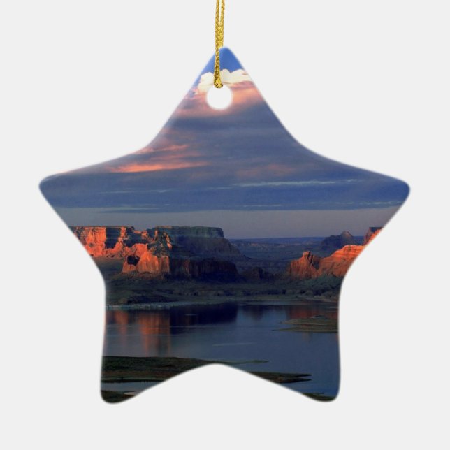 Lake Powell Utah Ceramic Ornament (Front)