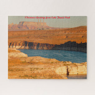 Lake Powell Utah. Christmas Greetings Jigsaw Puzzle