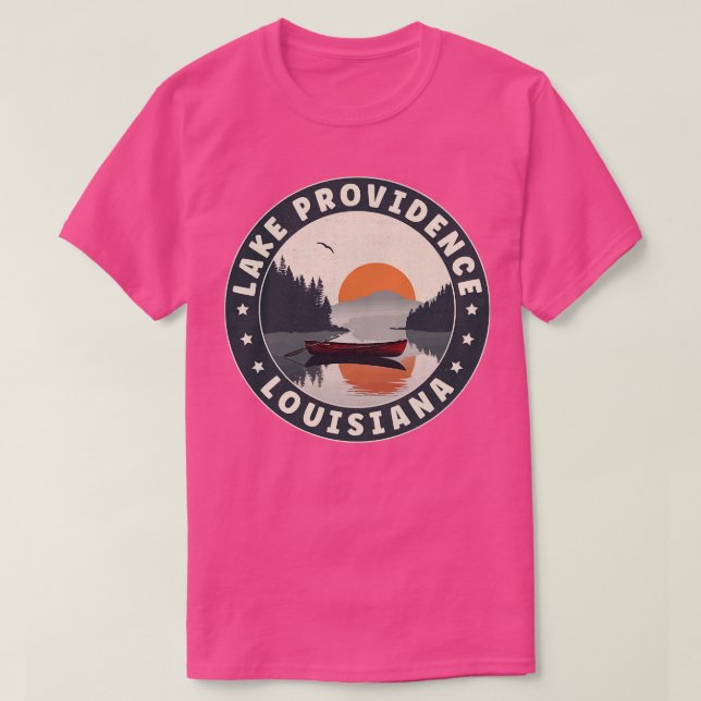 Lake Providence Louisiana Sunset TShirt (Design Front)