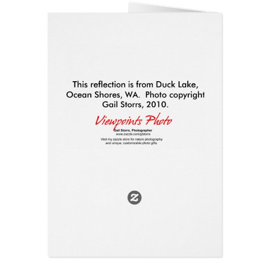 Lake Reflection (Back)