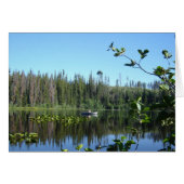 Lake Reflection Waterlilies Peaceful Image Psalm (Front Horizontal)