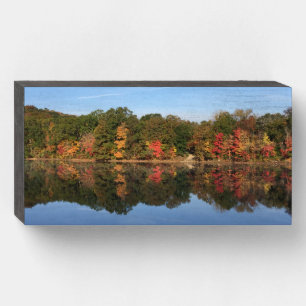 Lake Reflection Wood Decor Wooden Box Sign