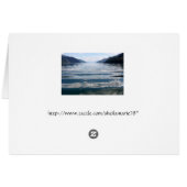 Lake Reflections Card (Back Horizontal)