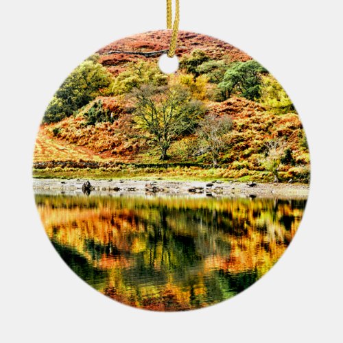 LAKE REFLECTIONS CERAMIC ORNAMENT