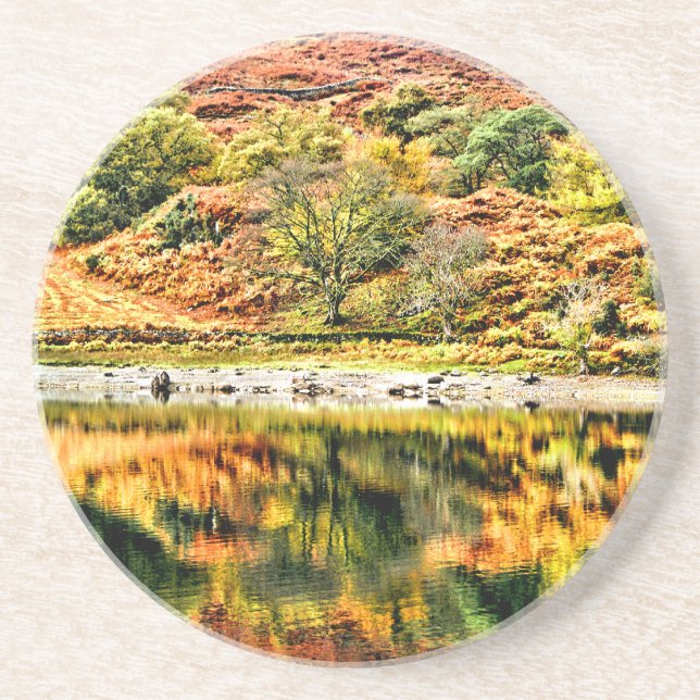 LAKE REFLECTIONS SANDSTONE COASTER (Front)