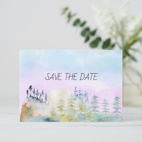 Lake Resort Wedding In the Mountains   Save The Date