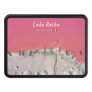 Lake Retba, Senegal - Pink Lake Boats Hitch Cover