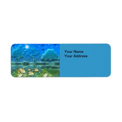 Lake Return Address Label