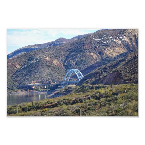 Lake Roosevelt Bridge Photo Print