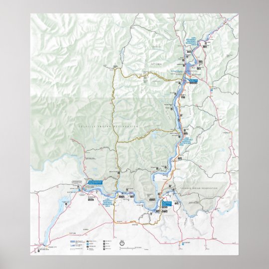 Lake Roosevelt National Recreation Area Poster | Zazzle.com