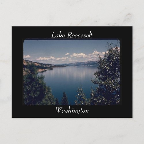 Lake Roosevelt Washington Postcard