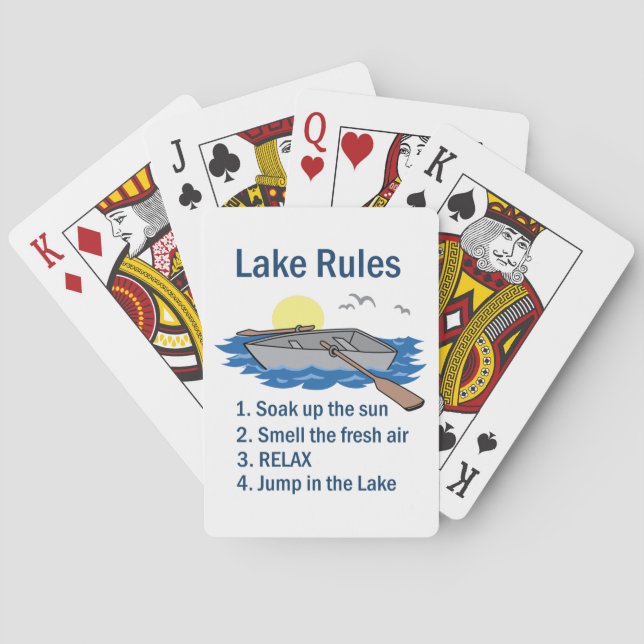 Lake Rules Poker Cards (Back)