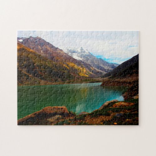 Lake Saiful Muluk Pakistan Jigsaw Puzzle