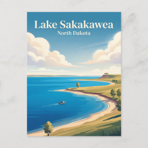 Lake Sakakawea Postcard