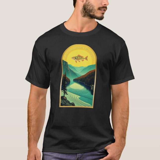 Lake Sammamish Washington logo T-Shirt (Front)