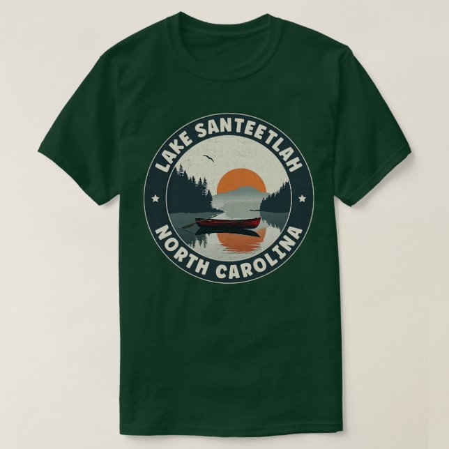 Lake Santeetlah North olina Sunset T-Shirt (Design Front)