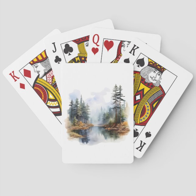 Lake Scene Playing Cards (Back)